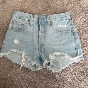 Levi’s size 25 blue jean shorts